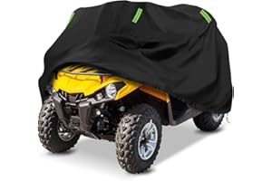 XXXL ATV Cover, Heavy Duty 4 Wheeler Covers, 420D Oxford Cloth Waterproof All Weather Protection Cover Fits up to 100" for Mo