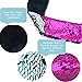 Mermaid Bracelet - 2 Color Reversible Sequin Bracelets - Magic Party Supplies Favors Slap Bracelet for Women, Girls and Kids. (Sliver-Rose)