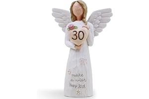 AcowSpt 30th Birthday Decorations for Her, 30th Birthday Gifts for Her, Sculpted Hand-Painted Figurine