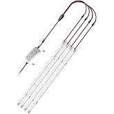 2x2 FT LED Magnetic Retrofit Kit,2FT Troffer Retrofit Kit,36W,Daylight White 5000K,0-10V Dimmable,T8 T10 T12 Fluorescent Replacement LED Light Strip,Quick Easy Install