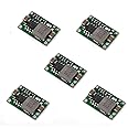 3.3V Regulator 5pcs Mini Reducer DC 4.75-23V 5V 12V Buck to 3.3V Buck Converter Board 1.8A Output Mini360 Small Size Power Module(Green 3.3V)