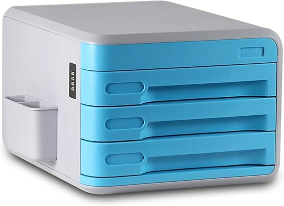 Archivador de 3 cajones, con Cerradura de código Digital y diseño de