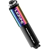 LEZYNE Pocket Drive Pro HV Bike Hand Pump | CNC Aluminum Construction, 90 PSI Performance, ABS Flex Hose, Valve Core Tool, Presta &amp; Schrader Compatible