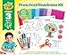Crayola Preschool Workbook & Toddler Art Supplies, Letters & Numbers, Preschool Learning Toys, 80+ Supplies
