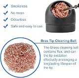 MMOBIEL Soldering Tip Cleaner Solder Tip Wire Brass Holder Station view 2