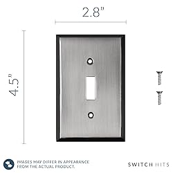 Switch Hits Antique Pewter Outlet Wall Plate | 1