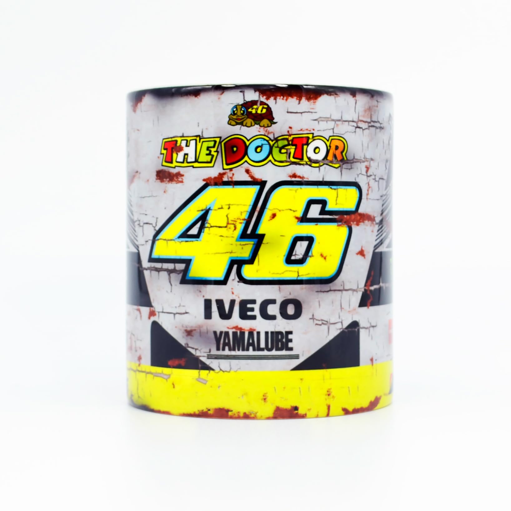 Rossi #46 2013 Test Livery Mug - Moto - GP - GOAT - Legend - Gift Ideas - Coffee Tea Cup - Motorbikes - Motorcycle Team - Vale Yellow - The Doctor - World Champion - Sepang - Limited Edition