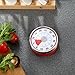 Kirot 11 Magnetic Mechanical Rotate Timer 60 Minutes Record Capacity Counter Alarm Loud Sound Ring Working When Time is Reached for Kitchen Cooking Baking SPOR