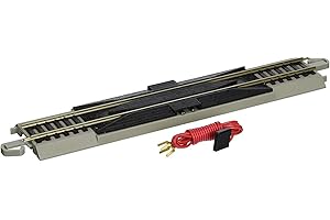 Bachmann Trains Snap-Fit E-Z Track 9” Straight Terminal Rerailer with Wire