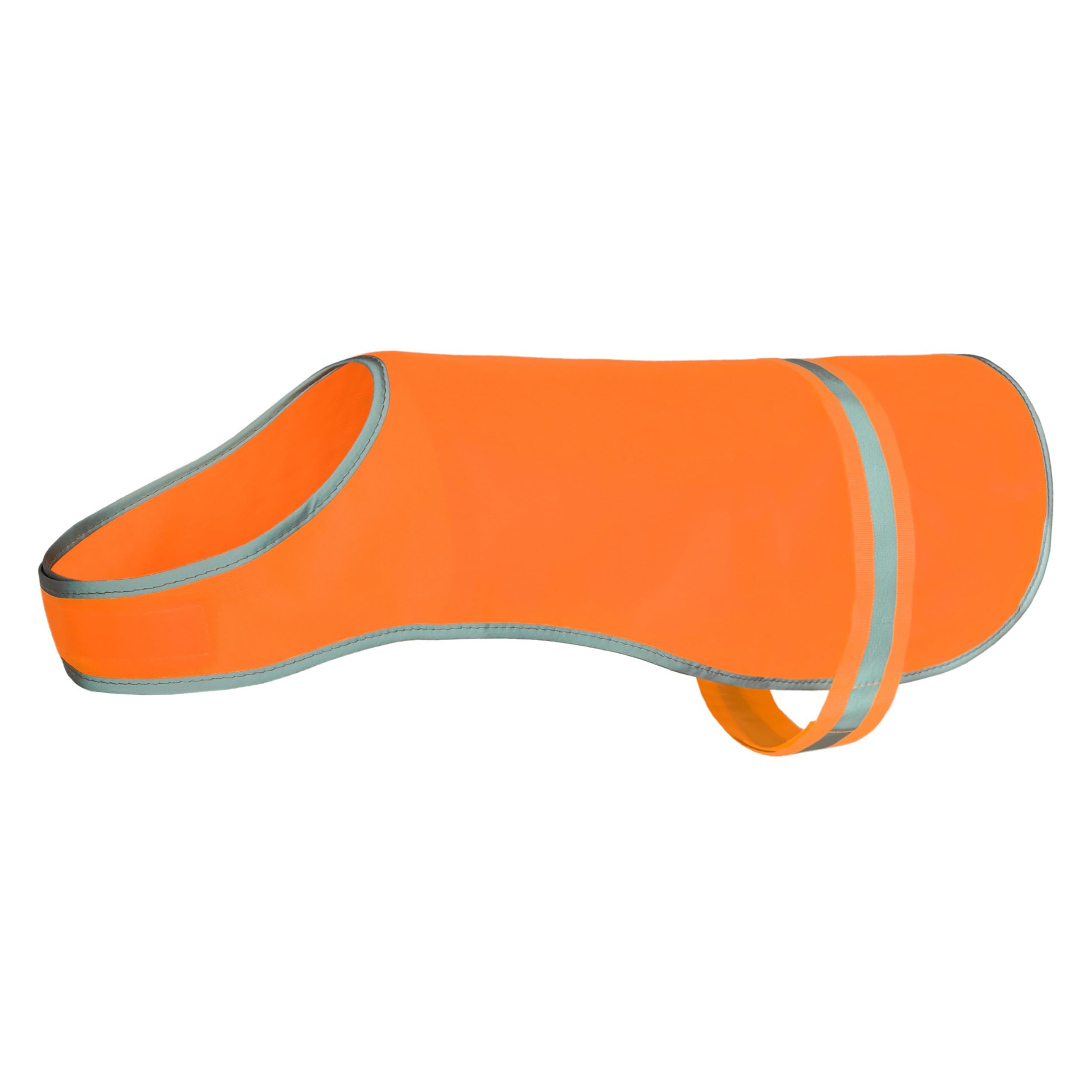 My Furry Friend Dog Safety Vest High Vis/Hi-Vis | Highly Reflective Lightweight Cotton Jacket | Keep Your Dog Safe and Visible From Cars, Cyclists, Hunting Accidents | 3 Sizes (S/M/L) | Orange — image 1