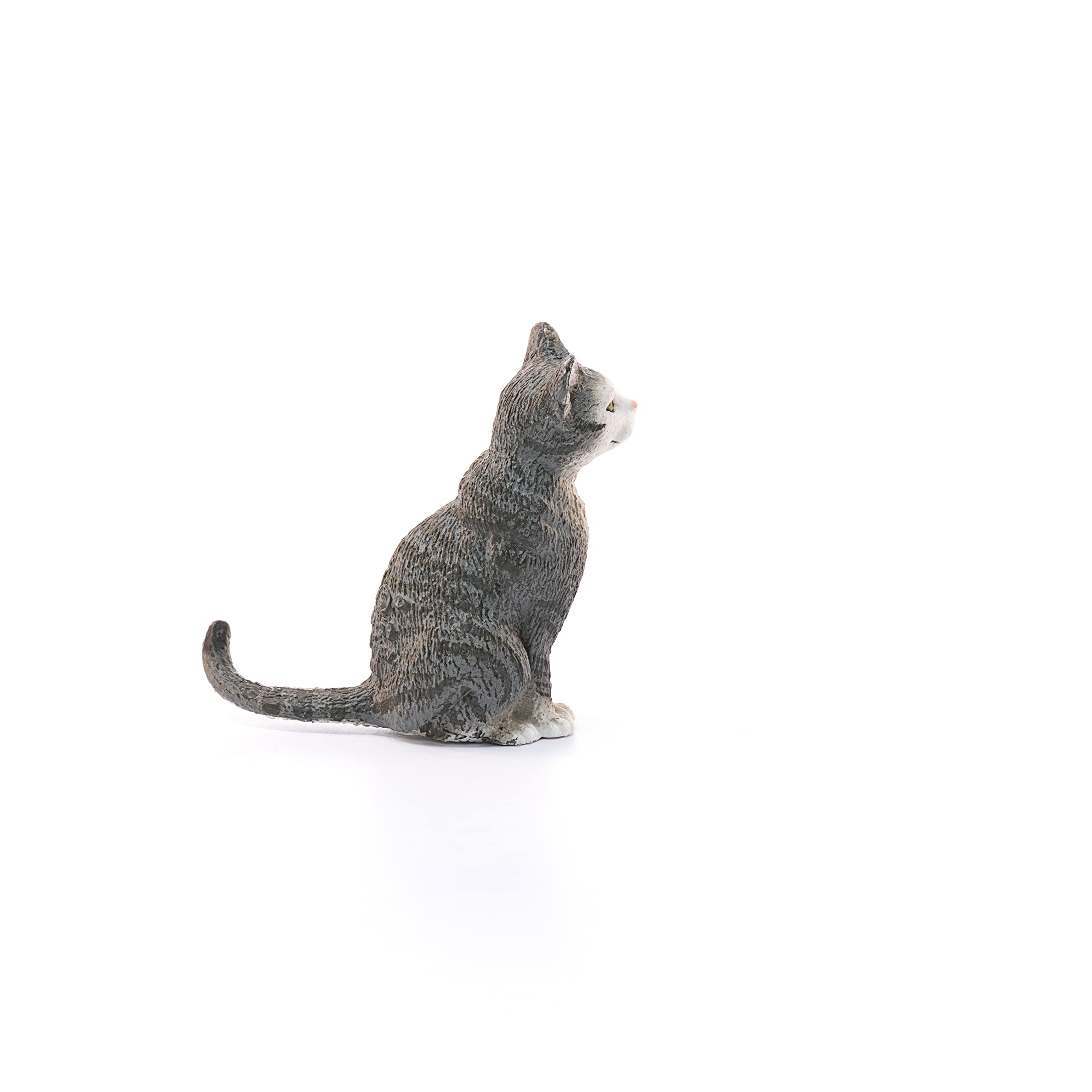 Schleich Farm World | Katze sitzend 13771 Bauernhof Spielfigur | detailgetreue Tierfiguren | tolles Geschenk für Jungen und Mädchen | Bauernhof Spielzeug ab 3 Jahre | 2 x 5 x 5 cm 3