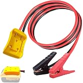 Jumper Cables with Adapter Compatible with Dewalt 20V Battery, 2FT 8AWG | Portable Battery Dewalt Jumper Starter Automotive Booster Cables Power for Car Jump Starting Using Tool