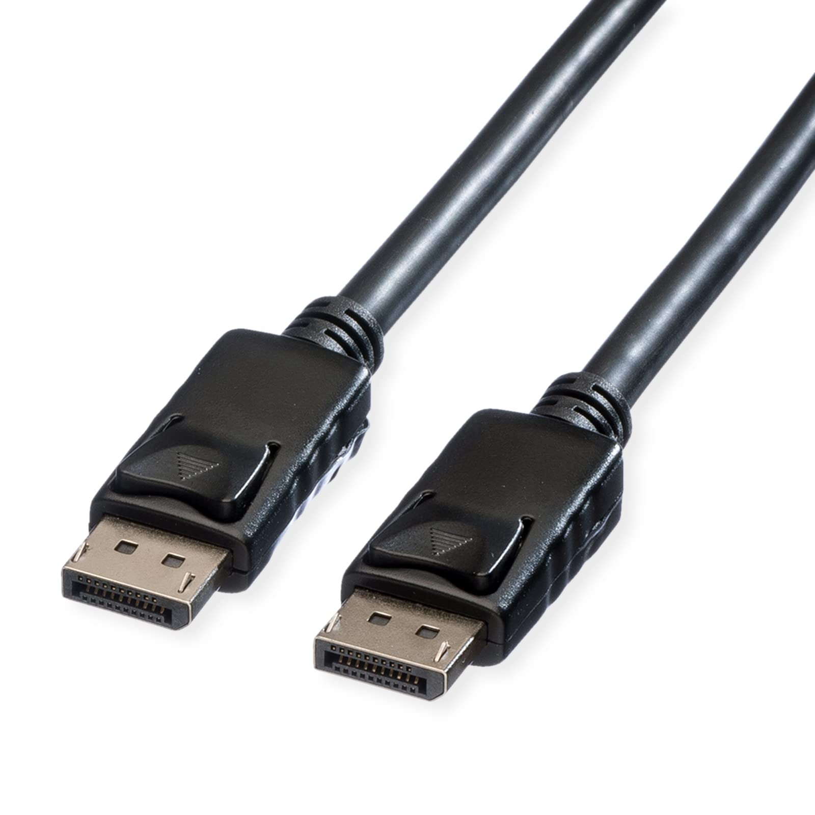 ROLINE DisplayPort Cable, DP-DP, v1.2, ST - ST, TPE, Black, 7.5 m