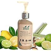 YaaYaa Natural Summer Citrus Scent Sealing Body Oil - 8 oz - After Shower Body Oil - Non Greasy - Deep Nourishing - Absorbing- Glow- Vegan & Cruelty Free Moisturizer For Dry Skin