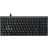 Logitech G515 Rapid TKL Low-Profile Wired Gaming Keyboard, Fully Customizable PC Gaming Keyboard with Analog Low-Profile Switches, Rapid Trigger, Ultra-Slim, for USB-A Port - Black