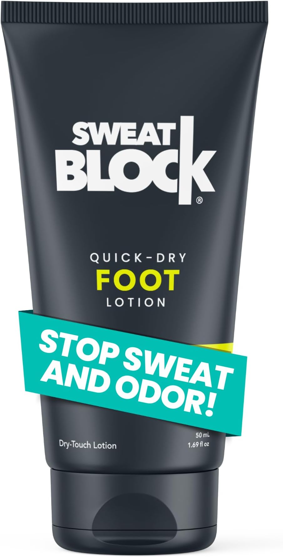 SweatBlock Antiperspirant Foot Lotion 1.69 fl oz Travel Size