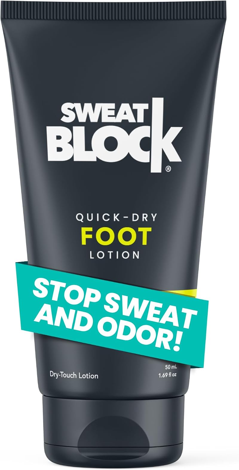 SweatBlock Antiperspirant Foot Lotion 1.69 fl oz Travel Size