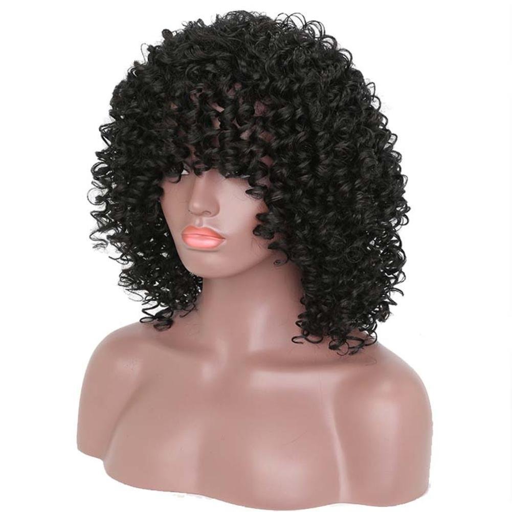 Lovely House Lange Afro Verworrene Lockige Kurze Perücke Für Lovely House Lange Afro Verworrene Lockige Kurze Perücke Für Schwarze Frauen Synthetische Perücken Afrikanische Frisur Amazon Beauty