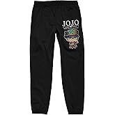 Bioworld JoJo's Bizarre Adventure Chibi Jotaro Adult Black Joggers