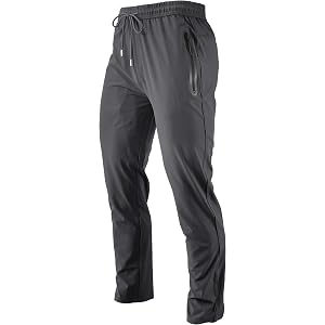 Mens Quick Dry Hiking Pants, Lightweight Joggers for Fishing Running Travel | Breathable for All-Day Outdoor Comfort, Water-R