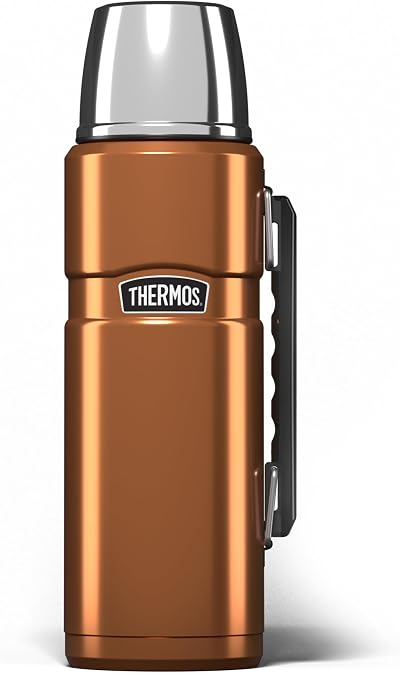 Thermos Stainless King Copper Travel Flask 1.2L Leak Proof Insulated