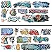 HO Scale Graffiti Waterslide Decals 2-Pack #16 - Weather Your Box Cars, Hoppers, & Gondolas!