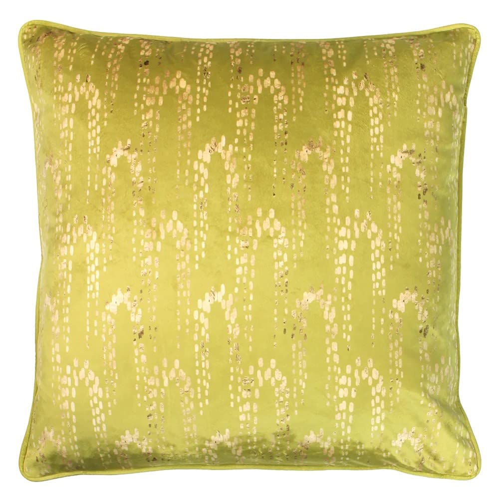furn. Wisteria Cushion Cover, Chartreuse, 50 x 50cm
