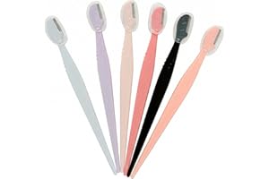 Eyebrow Razor, 5pcs Facial Razor for Women with Stainless Steel Microblades for Face and Safety Guard, Precision Eyebrow Blad