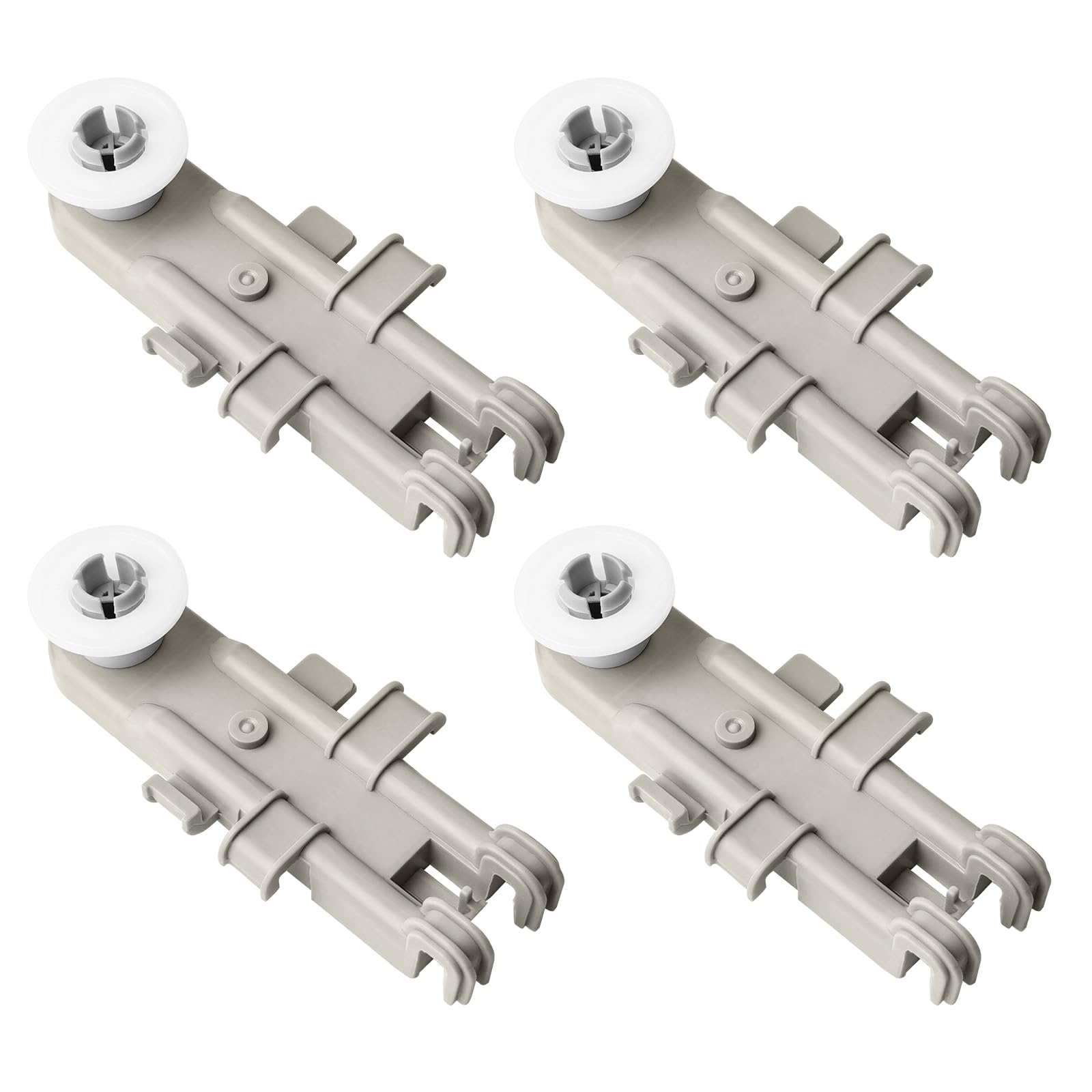 Photo 1 of 4 Pack 8268743 Dishwasher Upper Rack Wheel Replacement Part Compatible with Whirlpool Kenmore KitchenAid Dishwashers - Replaces WP8268743 AP6012252 PS11745459