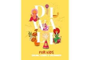 Hindu Stories to Read & Color for Kids: Simple Stories and Coloring Pages of Krishna, Ganesha, Rama and More for Young Learne