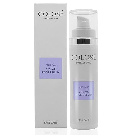 Colosé ® Caviar Face Serum/Anti Aging Face Serum/Kaviar Serum mit Soforteffekt/Antifalten Gesichtspflege/Feuchtigkeitsserum m