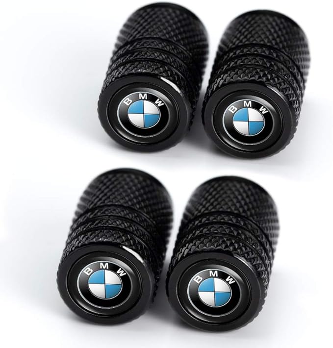 Dingzhenmei 4 Pcs Metal Car Wheel Tire Valve Stem Caps for