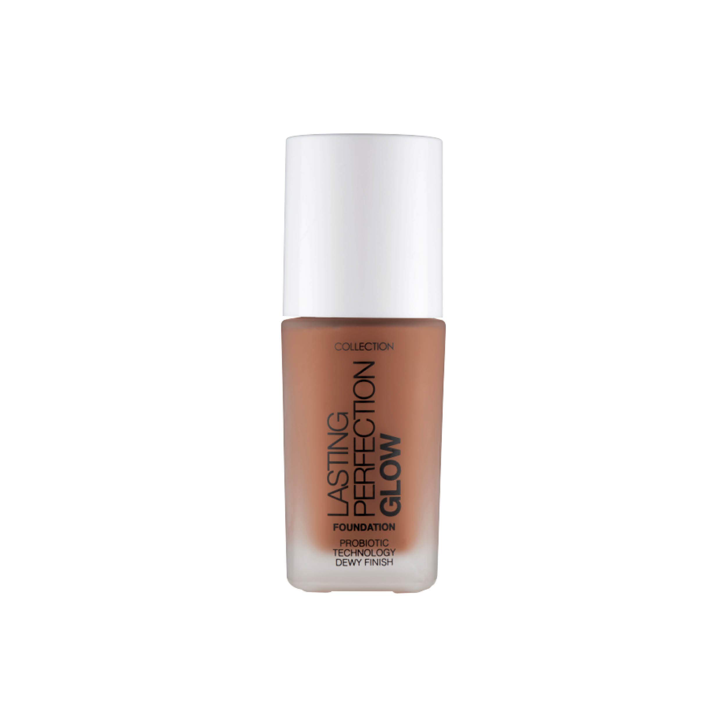 Collection Cosmetics Lasting Perfection Glow Foundation, Medium to Full Coverage, 27ml, Chestnut