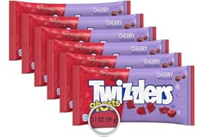 MUNCHIQUE Ghosts Cherry Licorice Candy – 6 Pack, 2.1 oz Snack-Size Bags – Spooky Ghost Shapes