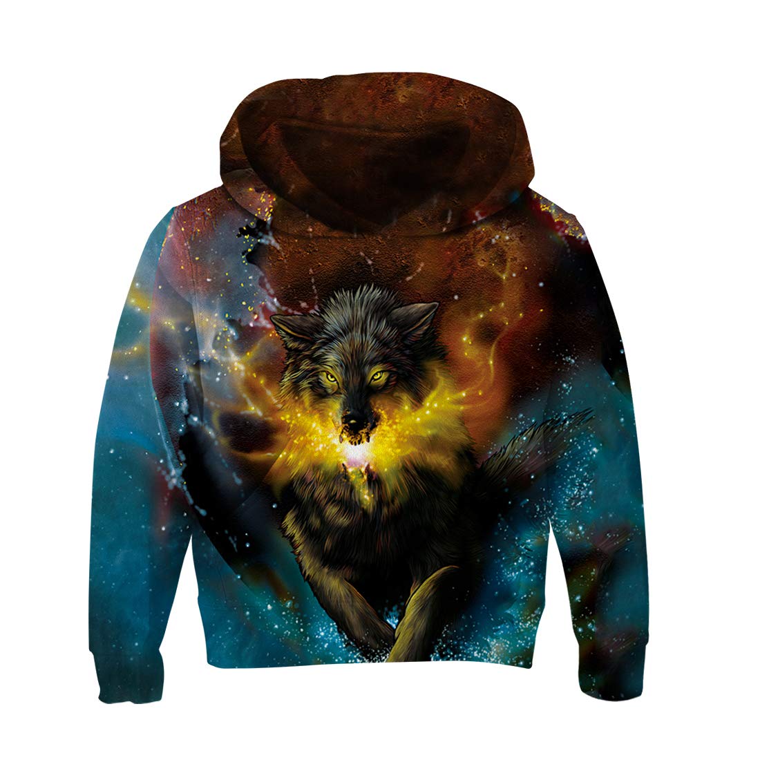 RAISEVERN novità Felpe Halloween 3D Stampato a Maniche Lunghe Felpa Pullover per Ragazzi e Ragazze S-XL