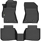 HAFIDI Floor Mats Custom for Subaru Outback/Legacy 2015-2019 All Weather Protection TPE Heavy Duty Non-Slip Automotive Floor Liners Fits Front& 2nd Row Full Set Accessories, Black