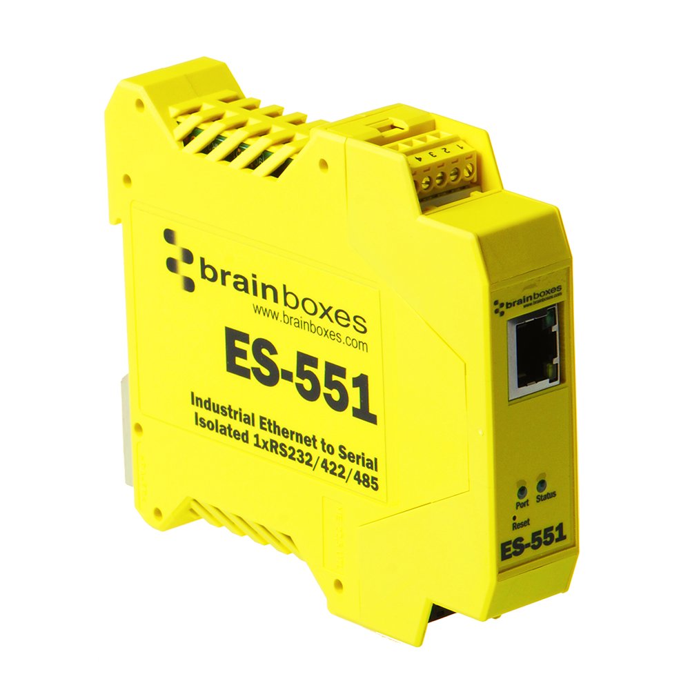 Brainboxes – Device Server – 10MB LAN, RS-232, RS-422, RS-485 (ES-551 ...