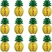 WILLBOND 12 Pack Pineapple Honeycomb Centerpieces Tissue Paper Pineapple 8 Inch Party Supplies Table Hanging Decoration Hawaiian Luau Party Birthday Wedding Home Favor (8 Inch, 12 Packs)