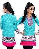 Gorgeous Trendy Tunic Kurti Top With Vibrant Multi Color designs