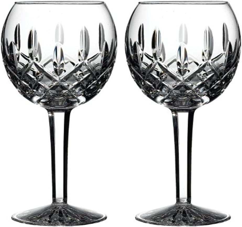 Waterford Classic Lismore Balloon Wine Glass, Set of 2 Amazon.co.uk Kitchen & Home