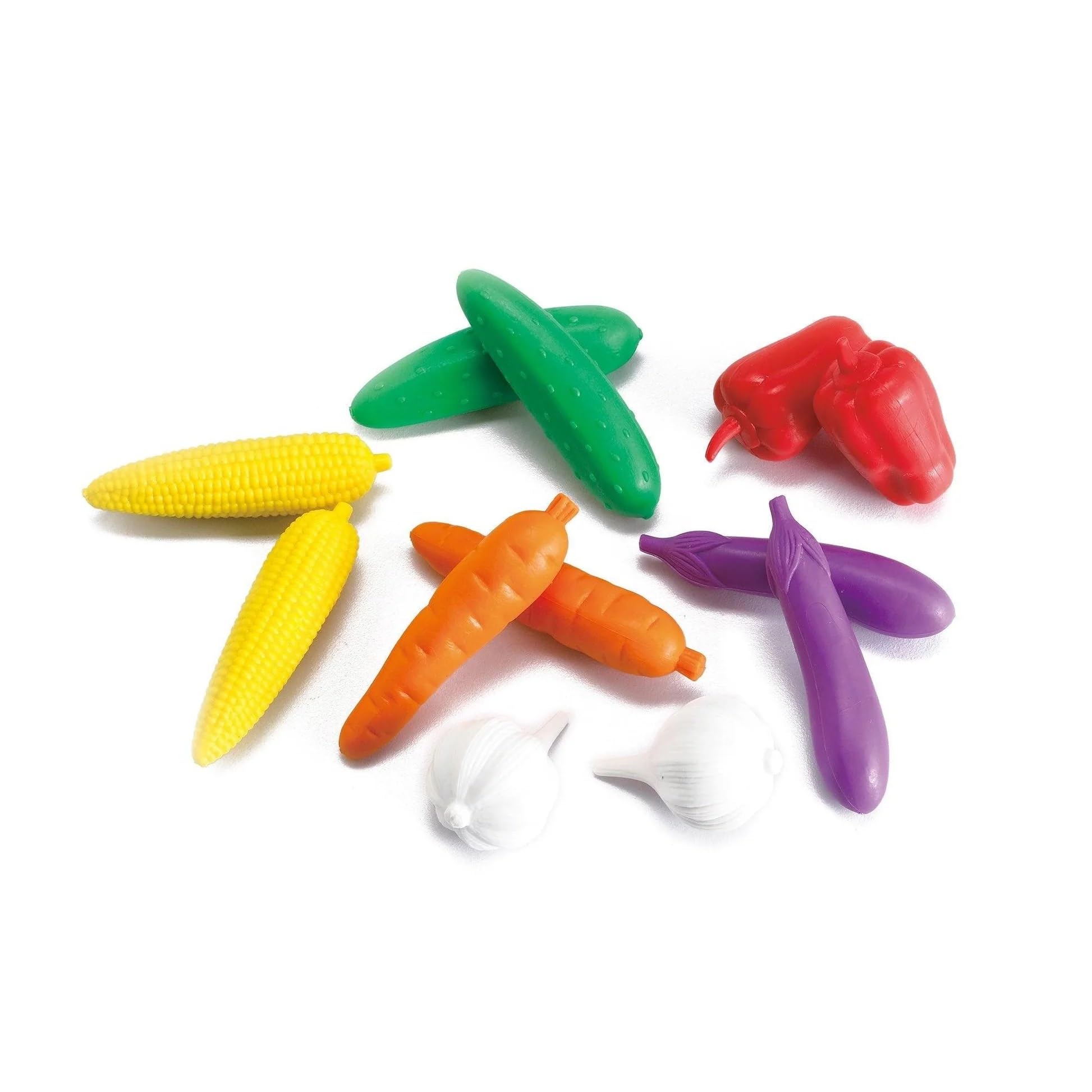 a2bsales Sorting Counters Starter Packs - Early Learning & Motor Skills Maths Toy - SEN Montessori (Vegetable - 24 Pk)