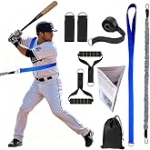 Core Velocity Belt Baseball, Core &amp; Hip Belt Resistance Band, Resistance Band Baseball | Softball Throwing &amp; Arm Path Trainer, Swing Resistance Training Band, Tools for Power Hitter &amp; Hip Hitter