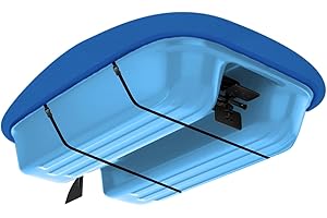 YimSting 1200D Pedal Boat Cover, 100% Waterproof Paddle Boat Covers with Heavy Duty Hurricane Proof System, Fits for Outdoor 3 or 5 Person Pedal Boat Mooring,Trailerable,Storage,Marine Grade,Blue