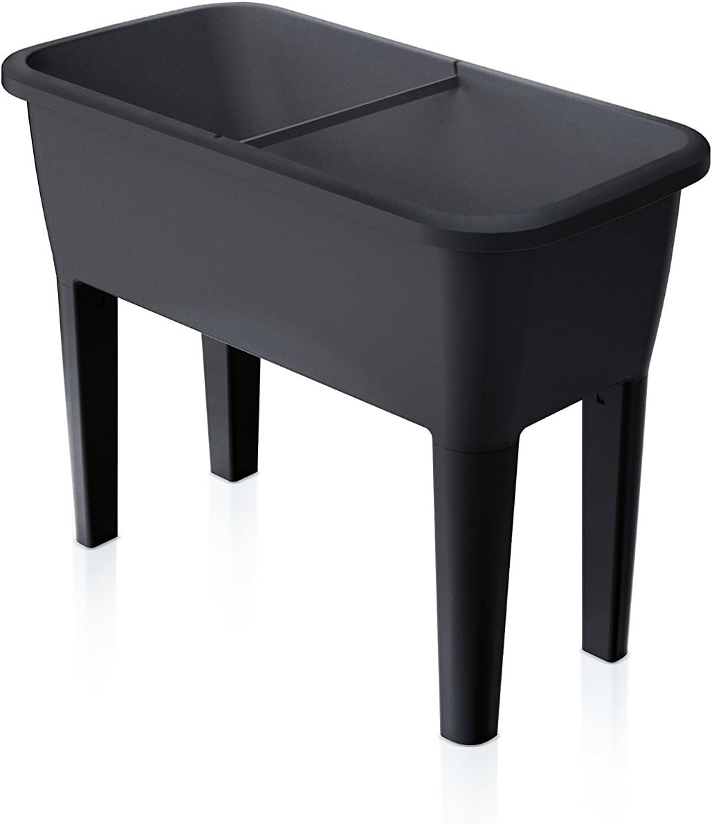 Prosperplast Huerto Urbano 52 l, Planter High, Antracita, ZA20 ...