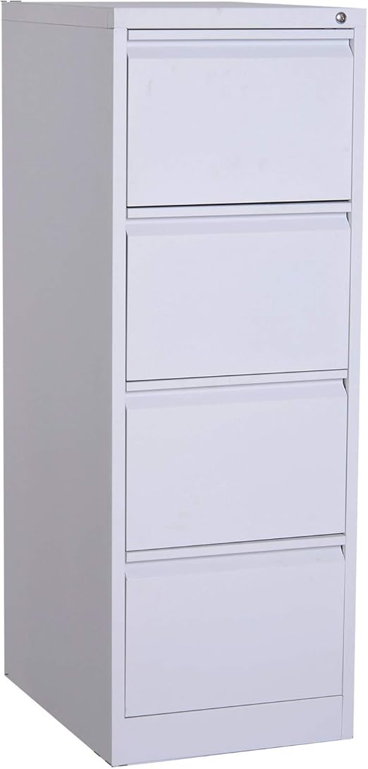 Amazon Com White Freestanding Vertical Document Filing Cabinet