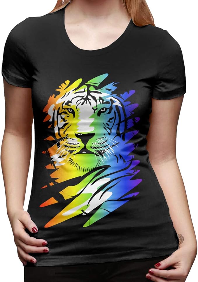 rainbow tiger shirt