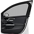 Ziciner Car Window Shade, 4 Pcs Auto Side Front Rear Window Sun Shades, Heat Block and UV Rays Protection, Breathable Mesh Privacy Protection Curtain, Universal Fit Most SUV (SUV Front&Back 4Pcs)