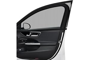 Ziciner Car Window Shade, 2 Pcs Auto Side Front Window Sun Shades, Heat Block and UV Rays Protection, Breathable Mesh Privacy Protection Curtain, Universal Fit Most Car (Car Front Seat 2Pcs 16"×23")