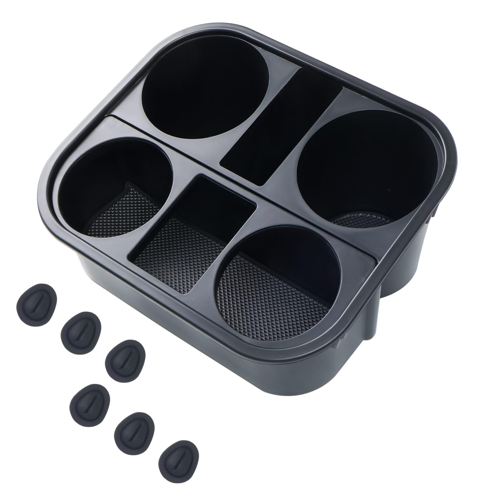Photo 1 of Upgraded Center Console Cup Holder (Not 3D Print) Compatible with Chevrolet Silverado 1500/2500/3500 Avalanche Suburban Tahoe GMC Sierra Yukon XL 1500/2500 2003-2006, Classic 2007