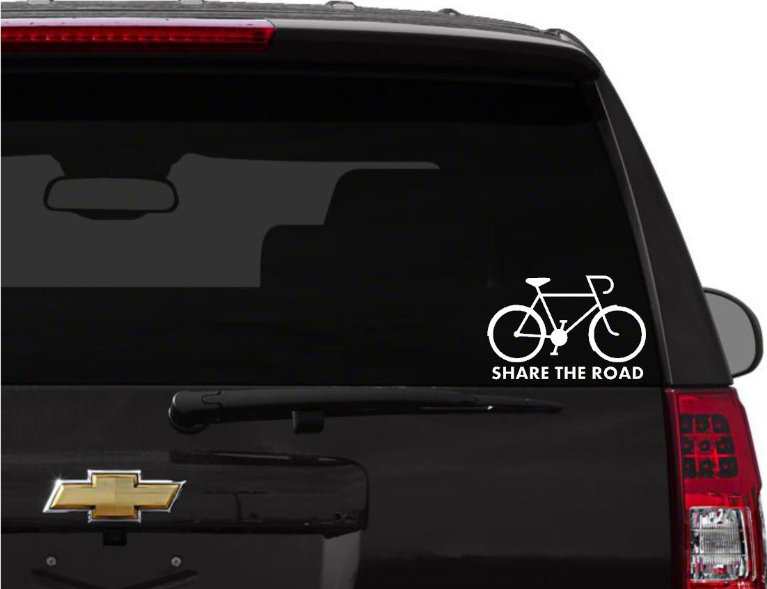 Share The Road Bicycle Biking Sticker Decal
